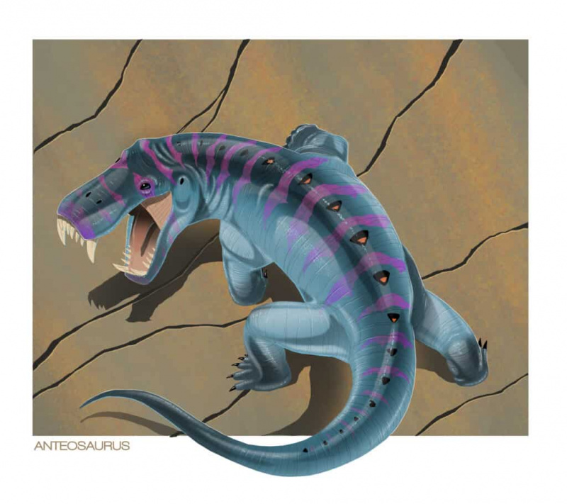 Šis milžiniškas driežas atrodė kaip salamandra su iltimis ir medžiojamas kaip krokodilas