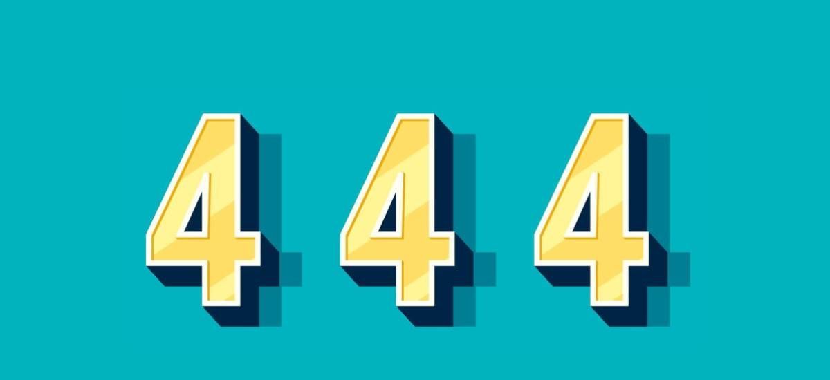 444 פירוש מספר המלאך וסמליות