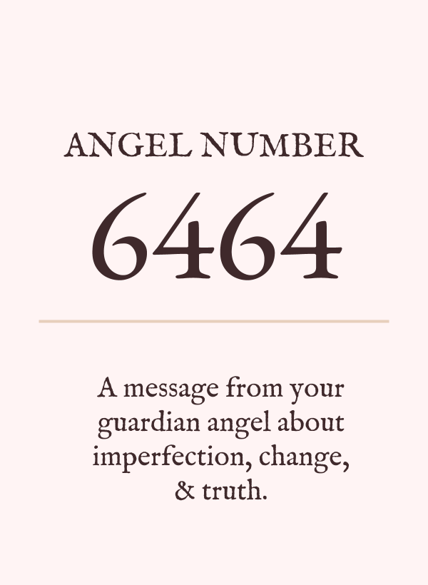 3 significats misteriosos de l'àngel número 6464