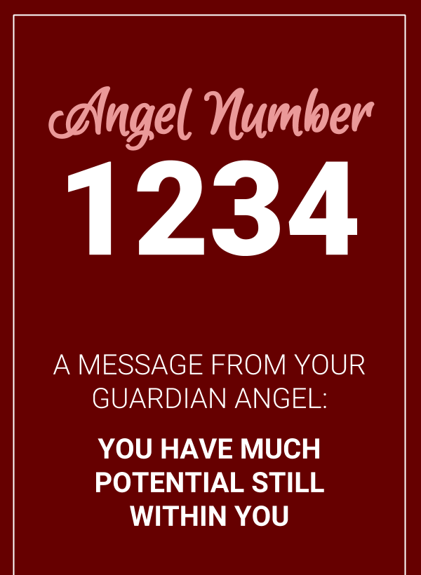 1234 Enkelin numeron merkitys ja hengellinen symboliikka