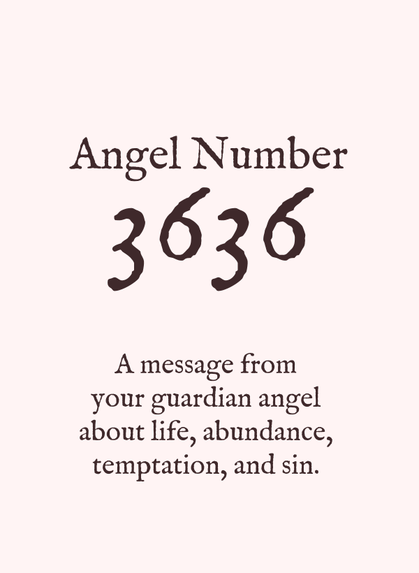 Número do anjo 3636: 3 significados espirituais de ver 3636