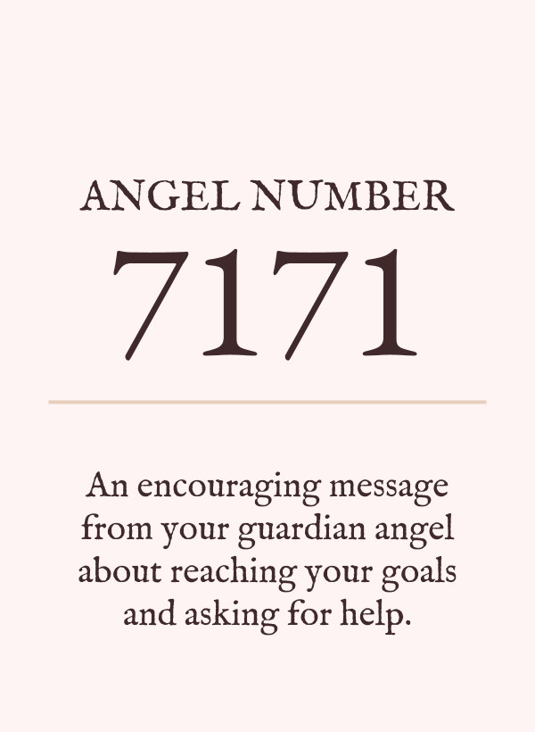 3 significati speciali del numero angelico 7171