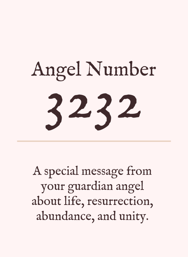 Анђеоски број 3232: 3 Духовна значења виђења 3232