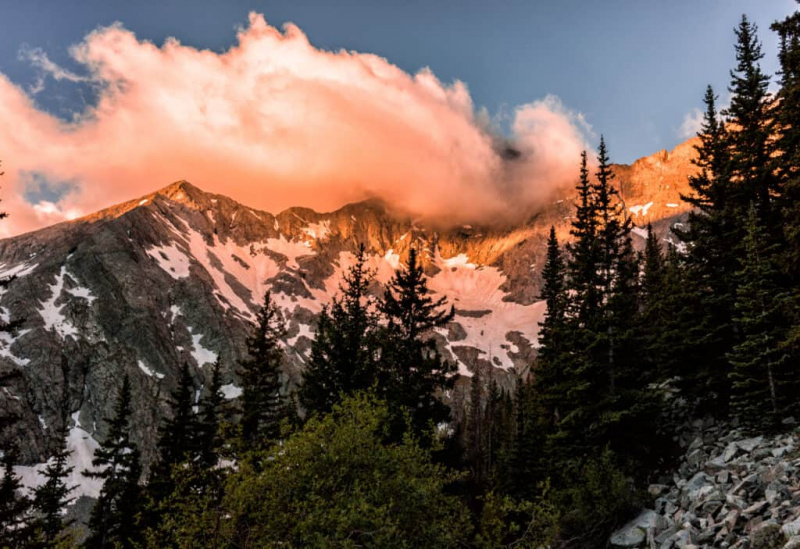   Blanca Peak yra Kolorado Uolinių kalnų dalis