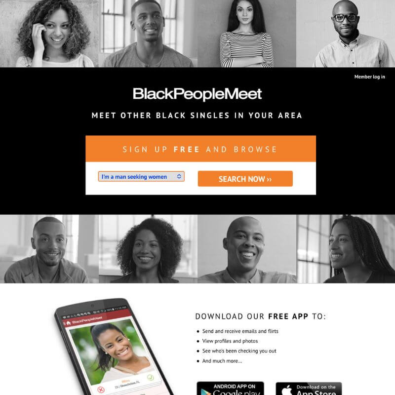   laman web BlackPeopleMeet