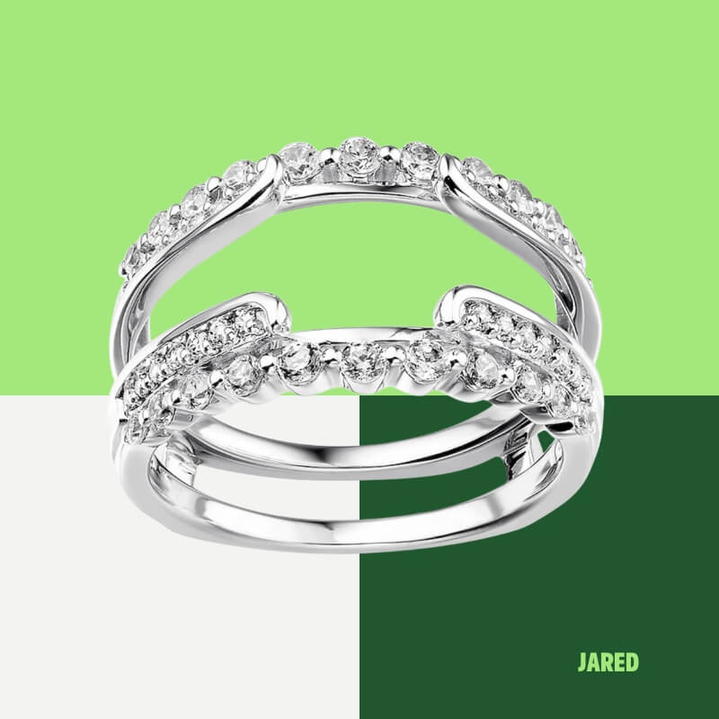   Round-Cut Diamond Enhancer Ring