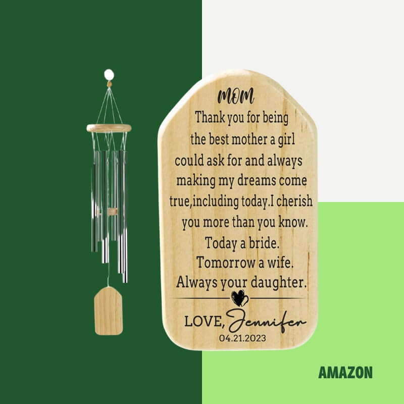   Custom Mother of the Bride Gift Wind Chime