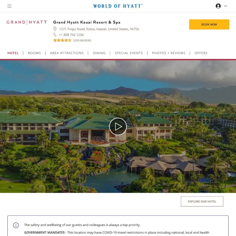   Grand Hyatt Kauai kūrorts un spa