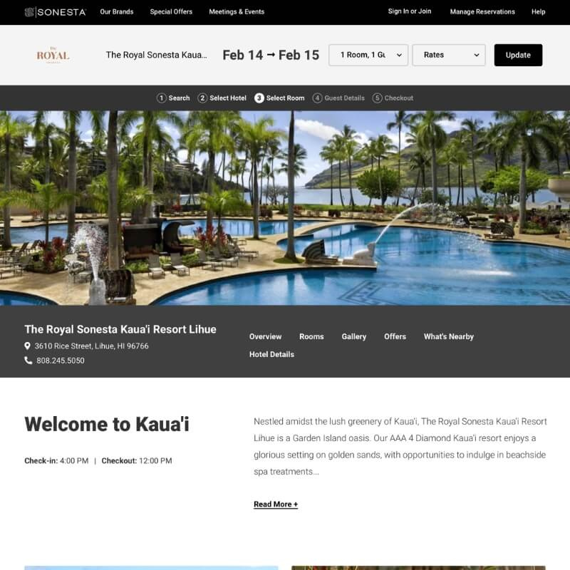   Kraljevska Sonesta Kaua'i Resort Lihue