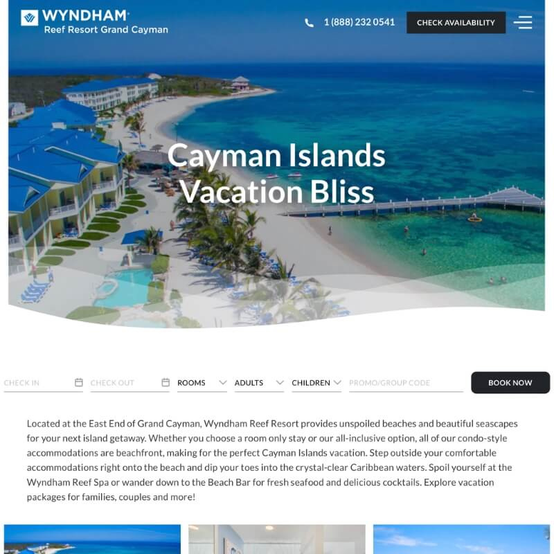   Rezort Wyndham Reef Grand Cayman