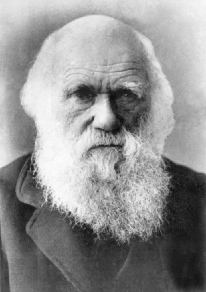   Црно-бела фотографија Чарлса Дарвина