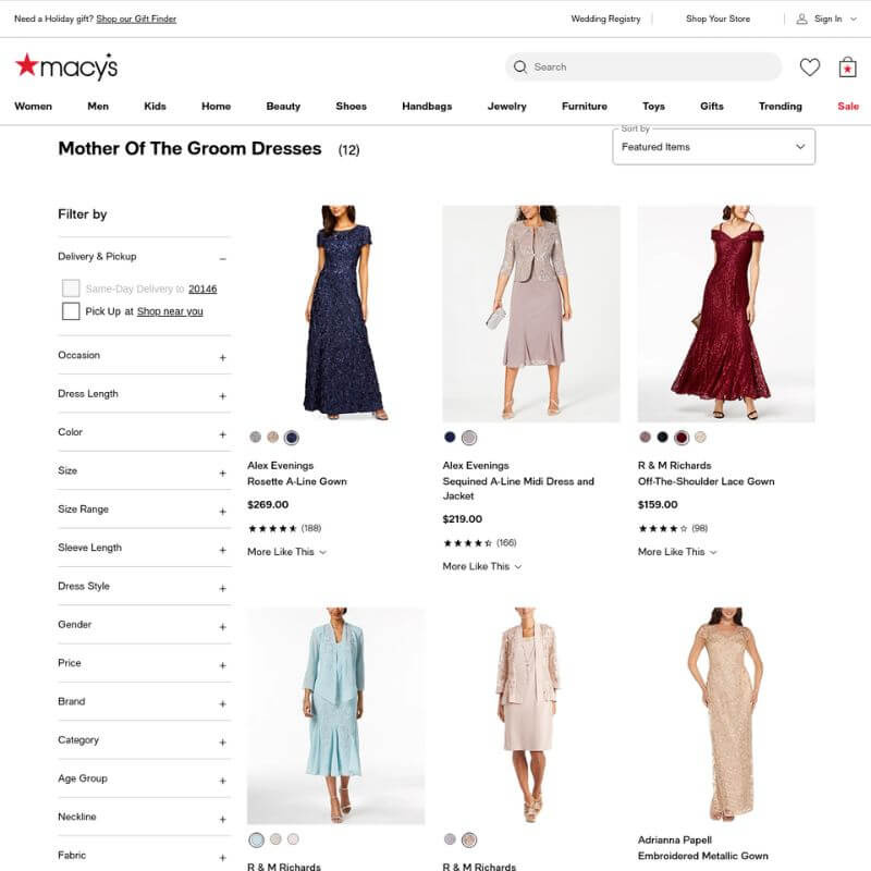   Macys Website