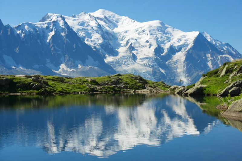  Mont Blanc, Alps, Perancis