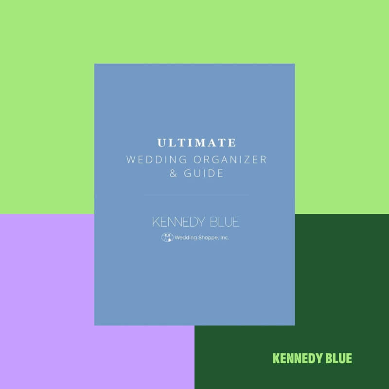   Kennedy Blue Wedding Planning Organizer og Guide