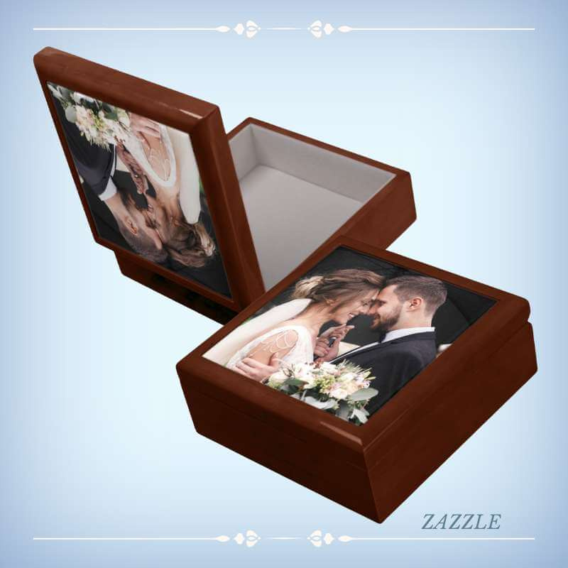   Εξατομικευμένο κουτί δώρου για αναμνηστικά γάμου