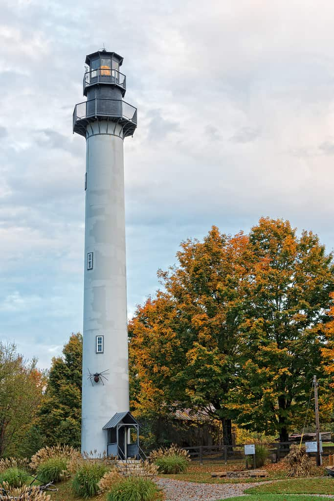   Fyrtårn ved Lake Summersville i West Virginia