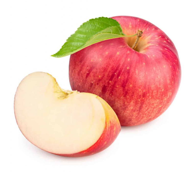   sekai-ichi ābols uz balta fona