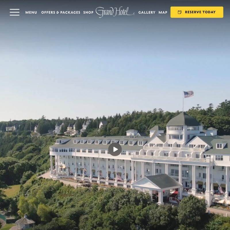   The Grand Hotel – otok Mackinac, Michigan