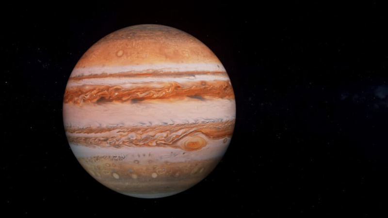 Pažiūrėkite, kaip toli galėtumėte nušokti ir koks stiprus būtumėte Jupiterio paviršiuje