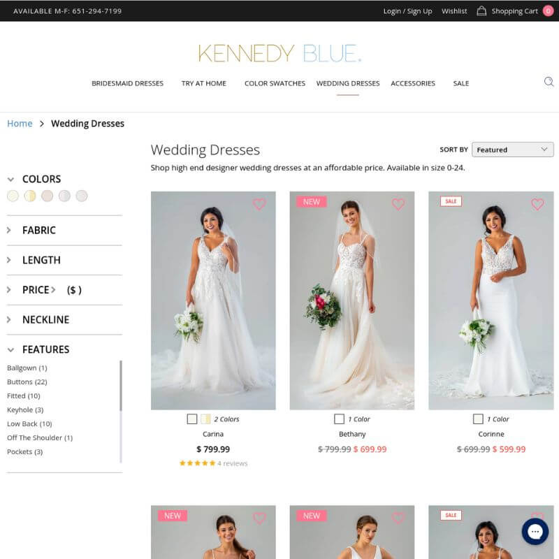   Kennedy Blue veebisait