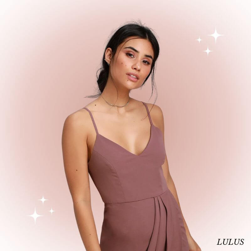   Mauve Purple Midi kleita